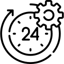 24/7 Technical Support — hosting customer support icon